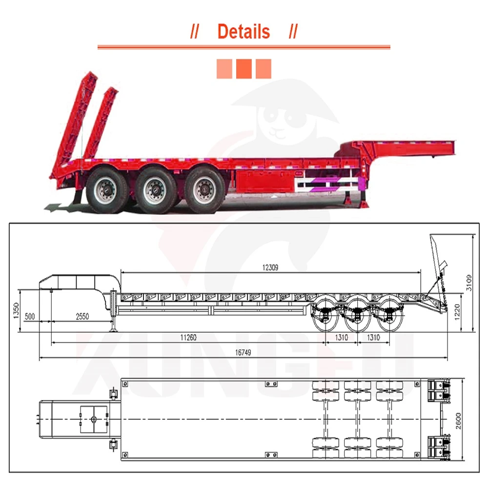 lowbed semi trailer lowbed semi trailer
